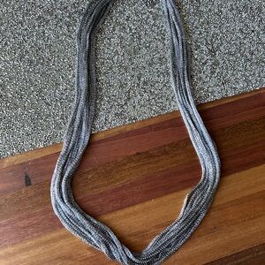 Elegant Silver-Toned Necklace